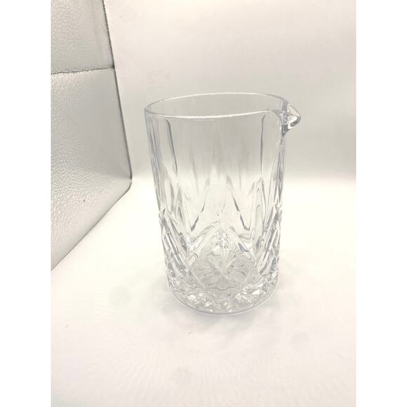 Viski Lead Free Crystal Pedestal Cocktail Mixing Glass - 4.2 x 3.65 x 5.5” NIB - Picture 4 of 13
